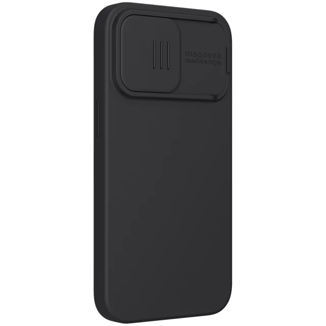 Чехол Nillkin CamShield Silky Silicone для iPhone 13 Pro Black (6902048223363)