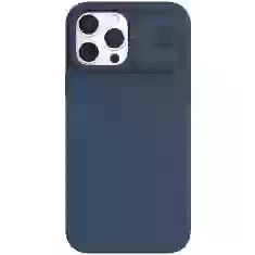 Чохол Nillkin CamShield Silky Silicone для iPhone 13 Pro Max Blue (6902048223417)