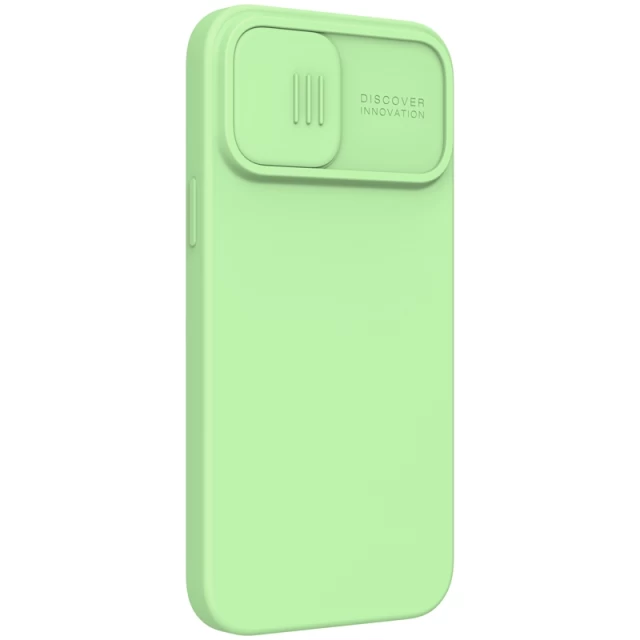 Чохол Nillkin CamShield Silky для iPhone 13 Pro Max Mint Green with MagSafe (IP67-23585)