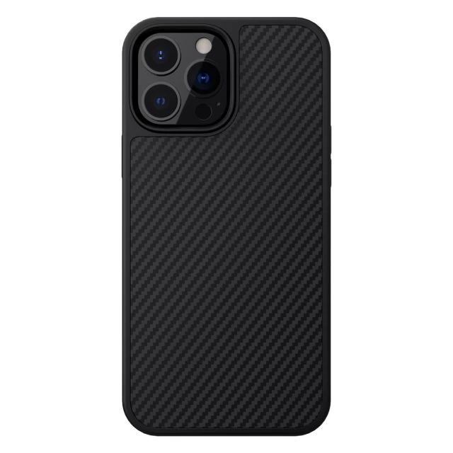 Чехол Nillkin Synthetic Fiber Carbon для iPhone 13 Pro Max Black (6902048223639)