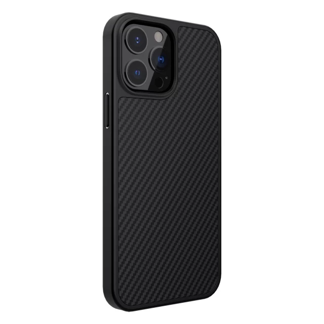 Чехол Nillkin Synthetic Fiber Carbon для iPhone 13 Pro Max Black (6902048223639)