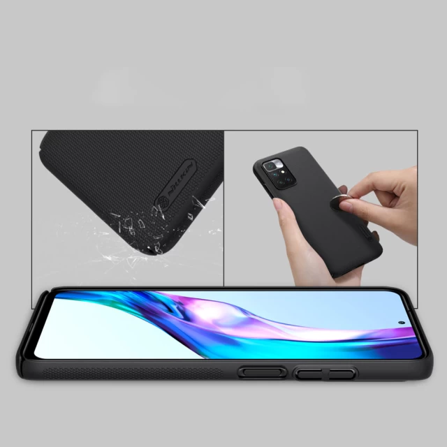 Чехол Nillkin Frosted Shield для Xiaomi Redmi 10 Black (6902048229136)
