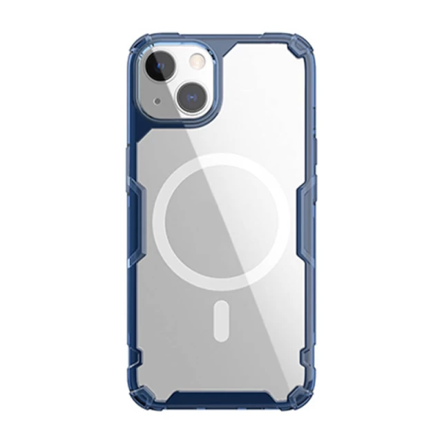 Чохол Nillkin Nature TPU Pro для iPhone 13 Blue with MagSafe (6902048230392)