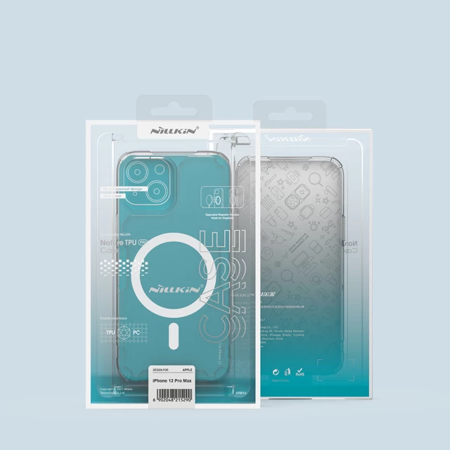 Чохол Nillkin Nature Pro Magnetic для iPhone 13 Pro Transparent with MagSafe (6902048230408)