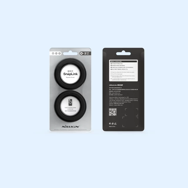 Магнитная пластина Nillkin SnapLink Adhesive Sticker Mint (2 Pack) with MagSafe (6902048231016)