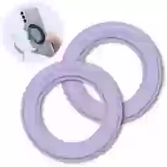 Магнітна пластина Nillkin SnapLink Adhesive Sticker Purple (2 Pack) with MagSafe (6902048231023)