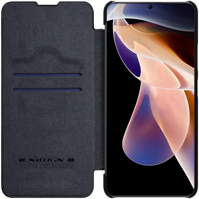 Чехол-книжка Nillkin Qin Leather для Xiaomi Redmi Note 11 Pro/11 Pro Plus Black (6902048234963)