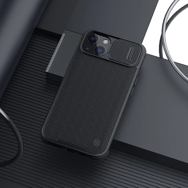 Чохол Nillkin Texture Pro для iPhone 13 Black with MagSafe (6902048235120)
