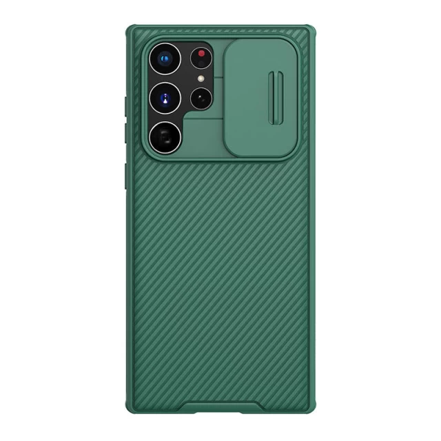 Чехол Nillkin CamShield Pro для Samsung Galaxy S22 Ultra (S908) Deep Green (6902048235342)