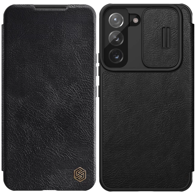 Чохол Nillkin Qin Leather Pro для Samsung Galaxy S22 Black (6902048235502)