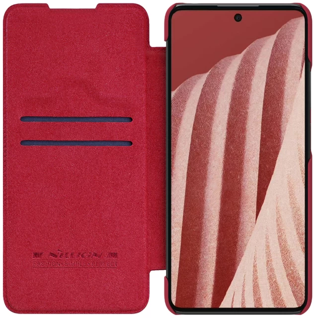 Чохол Nillkin Qin Leather Pro для Samsung Galaxy A73 Red (6902048237674)
