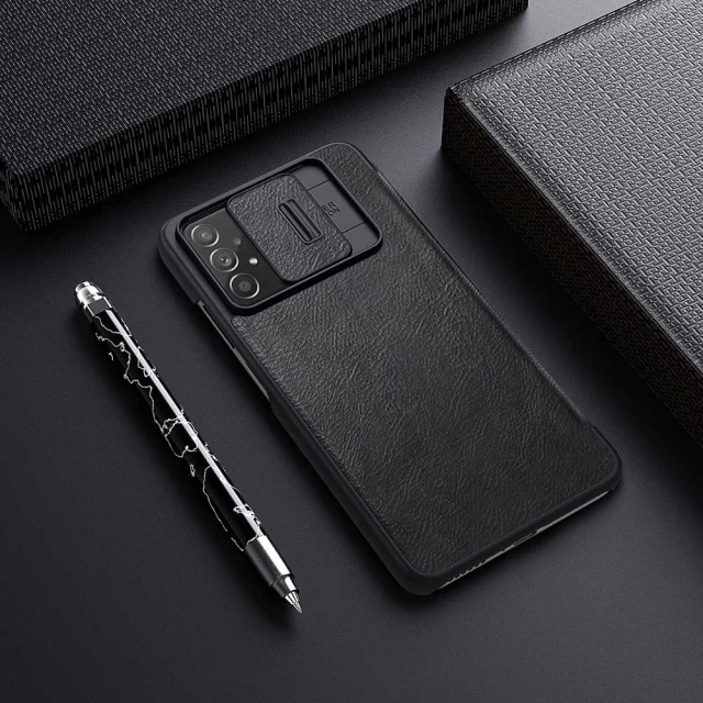 Чехол Nillkin Qin Leather Pro для Samsung Galaxy A73 Brown (6902048237681)