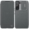 Чохол Nillkin Qin Cloth Pro Case для Samsung Galaxy S22 Plus Grey (6902048240292)