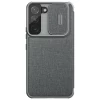 Чохол Nillkin Qin Cloth Pro Case для Samsung Galaxy S22 Plus Grey (6902048240292)