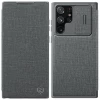 Чехол Nillkin Qin Cloth Pro Case для Samsung Galaxy S22 Ultra Grey (6902048240339)