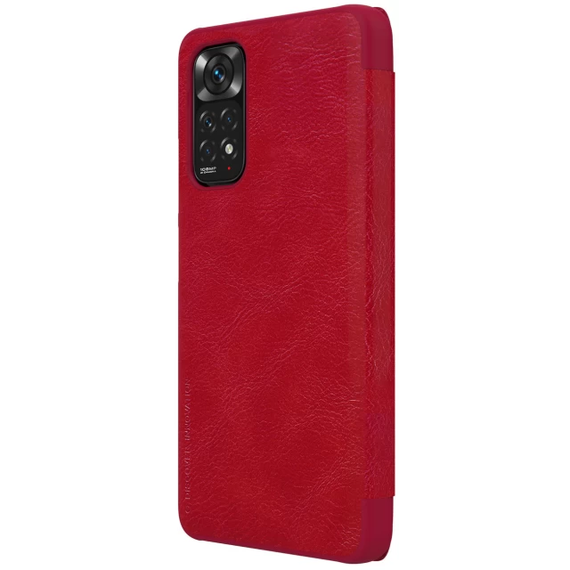 Чехол Nillkin Qin Leather для Xiaomi Redmi Note 11S/11 Red (6902048243361)