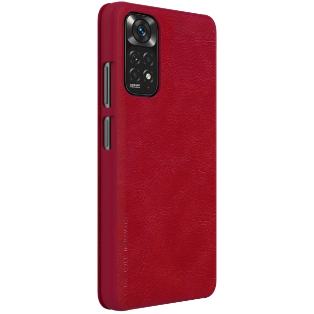 Чохол Nillkin Qin Leather для Xiaomi Redmi Note 11S/11 Red (6902048243361)