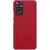 Чохол Nillkin Qin Leather для Xiaomi Redmi Note 11S/11 Red (6902048243361)