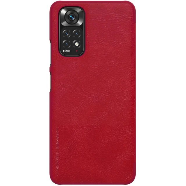 Чохол Nillkin Qin Leather для Xiaomi Redmi Note 11S/11 Red (6902048243361)