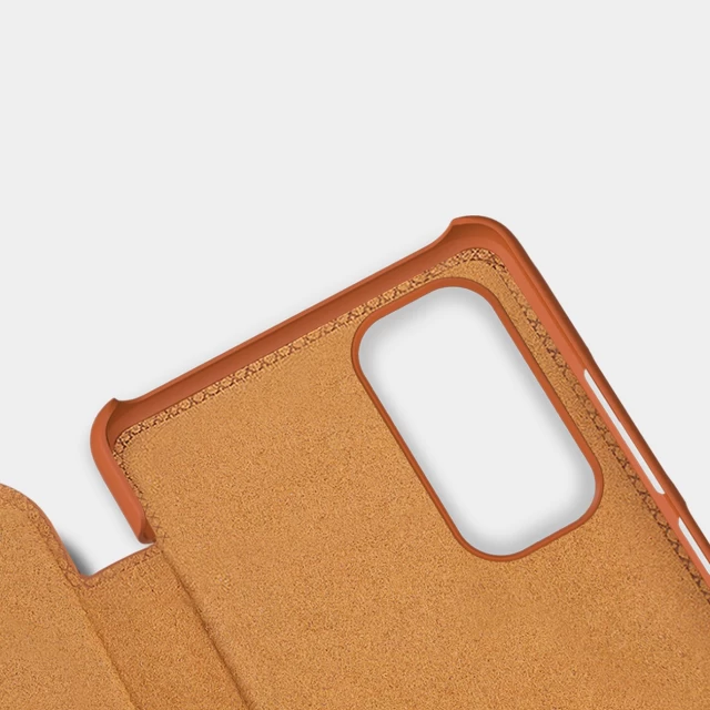 Чохол Nillkin Qin Leather для Xiaomi Redmi Note 11S/11 Brown (6902048243378)