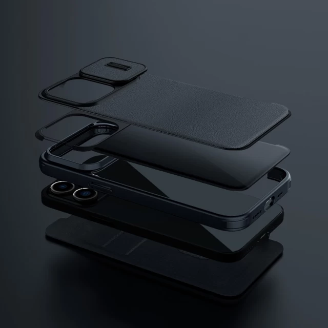 Чехол Nillkin Qin Cloth Pro Case для iPhone 13 Pro Grey (6902048245570)