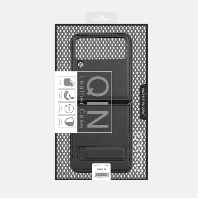 Чехол Nillkin Qin Leather для Samsung Galaxy Flip3 (F711) Black (6902048245617)