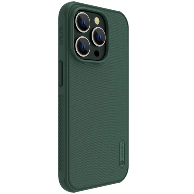 Чохол Nillkin Super Frosted Shield Pro для iPhone 14 Pro Deep Green (6902048248120)