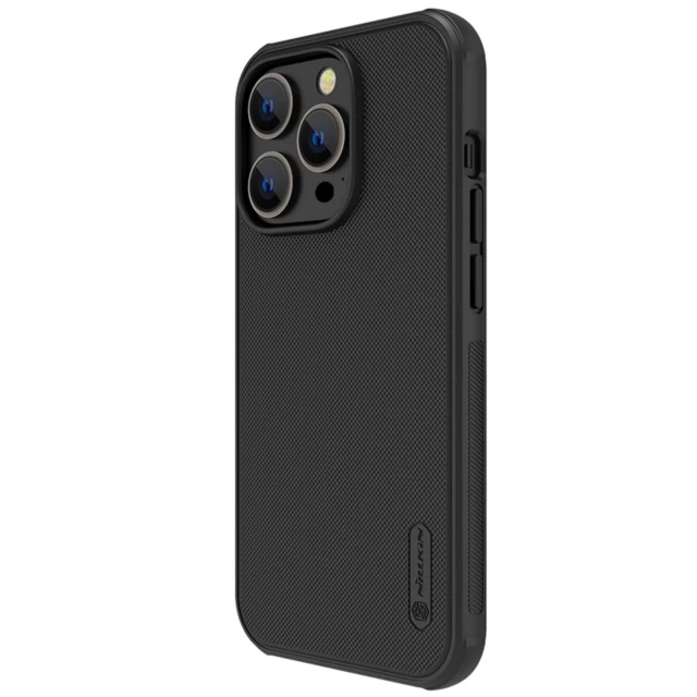 Чохол Nillkin Super Frosted Shield Pro для iPhone 14 Pro Black with MagSafe (6902048248236)