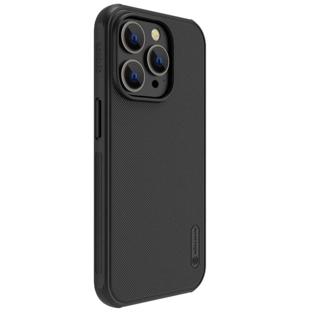 Чехол Nillkin Super Frosted Shield Pro для iPhone 14 Pro Black with MagSafe (6902048248236)