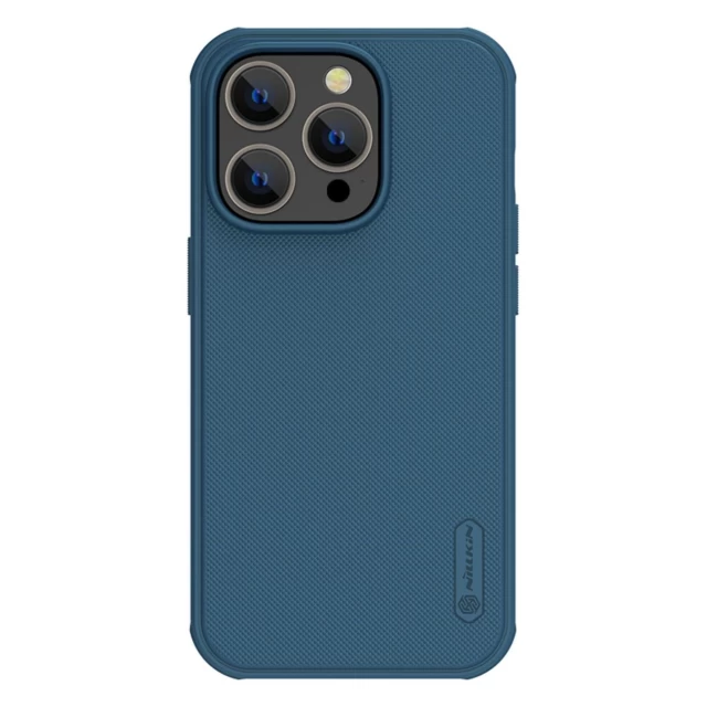 Чехол Nillkin Super Frosted Shield Pro для iPhone 14 Pro Blue with MagSafe (6902048248243)