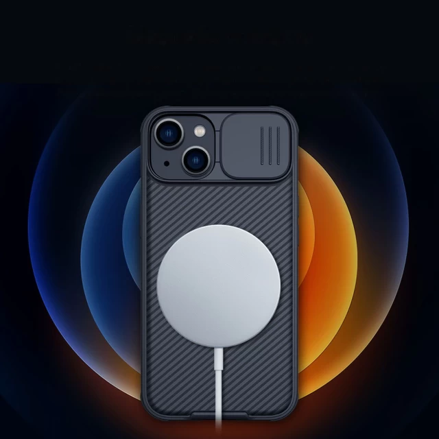 Чехол Nillkin Camshield Pro для iPhone 14 Black with MagSafe (6902048248410)