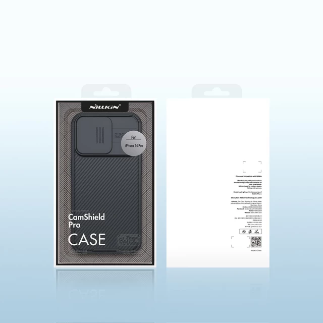 Чехол Nillkin Camshield Pro для iPhone 14 Pro Blue with MagSafe (6902048248441)