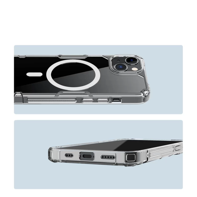 Чохол Nillkin Nature Pro для iPhone 14 Transparent with MagSafe (6902048248571)