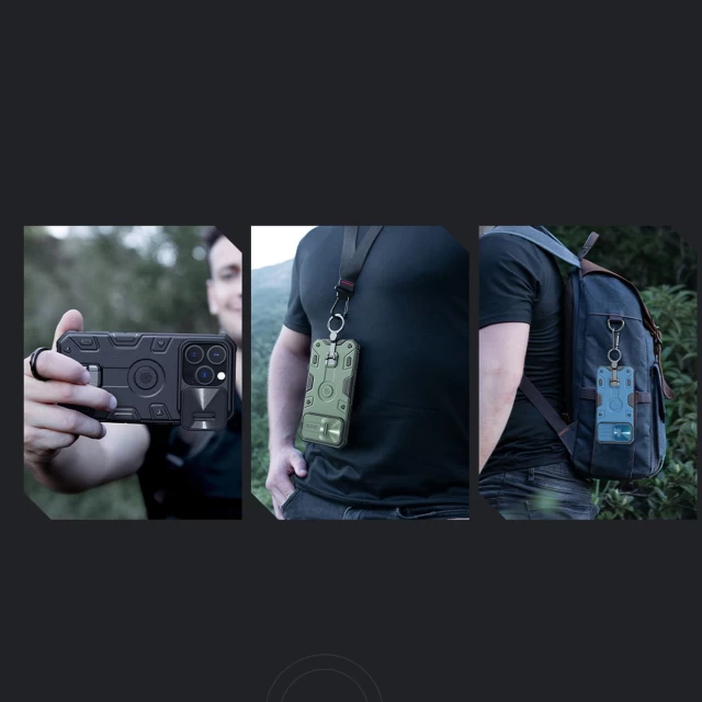 Чехол Nillkin Camshield Armor Pro для iPhone 14 Pro Black (6902048248687)