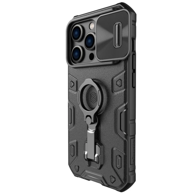 Чохол Nillkin Camshield Armor Pro для iPhone 14 Pro Black (6902048248687)