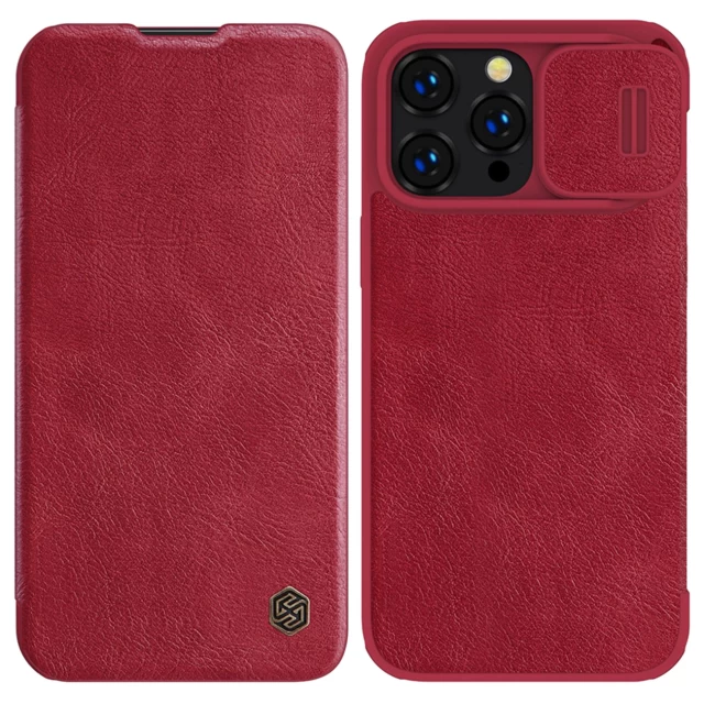 Чехол Nillkin Qin Pro для iPhone 14 Pro Red (6902048248953)