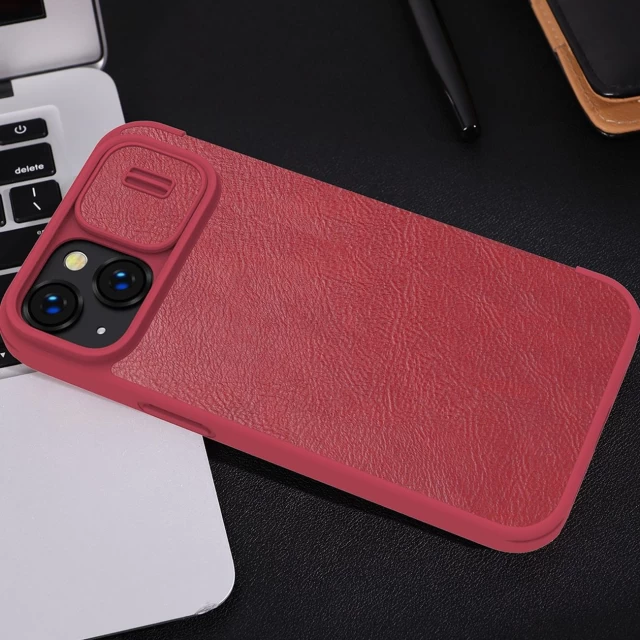 Чохол Nillkin Qin Pro для iPhone 14 Plus Red (6902048248991)