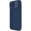 Чохол Nillkin Qin Pro для iPhone 14 Plus Blue (6902048249004)