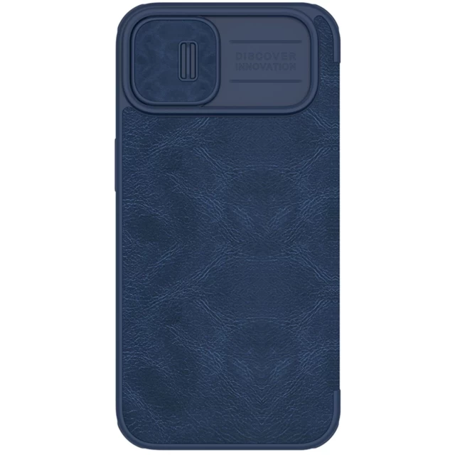 Чехол Nillkin Qin Pro для iPhone 14 Plus Blue (6902048249004)