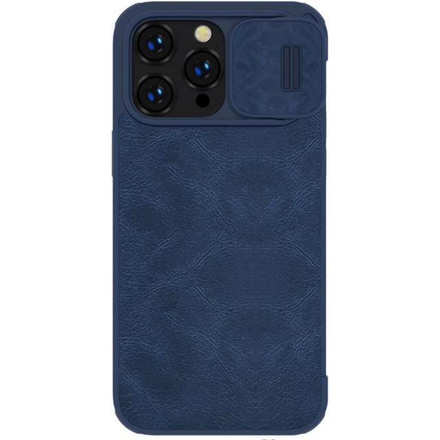Чехол Nillkin Qin Pro для iPhone 14 Pro Max Blue (6902048249042)