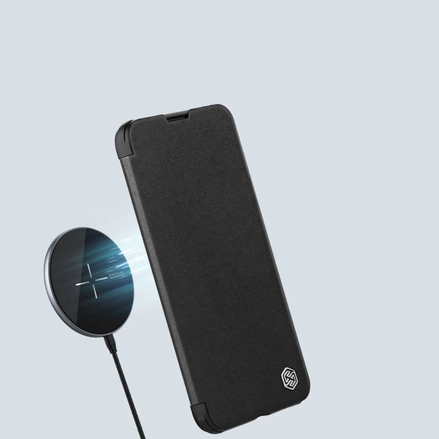 Чохол Nillkin Qin Pro для iPhone 14 Pro Classic Black (6902048249073)