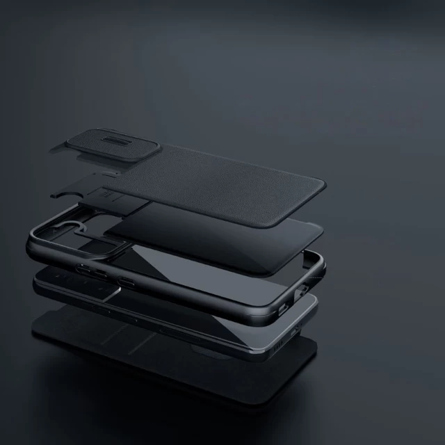 Чехол Nillkin Qin Cloth Pro для iPhone 14 Pro Grey (6902048249165)