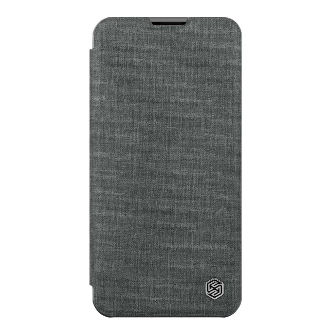 Чохол Nillkin Qin Cloth Pro для iPhone 14 Pro Grey (6902048249165)