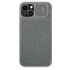 Чохол Nillkin Qin Cloth Pro для iPhone 14 Plus Grey (6902048249189)