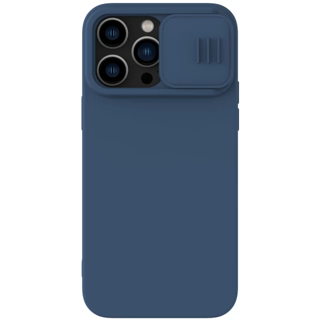 Чехол Nillkin Camshield Silky для iPhone 14 Pro Midnight Blue (6902048249264)
