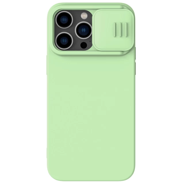 Чохол Nillkin Camshield Silky для iPhone 14 Pro Mint Green (6902048249271)