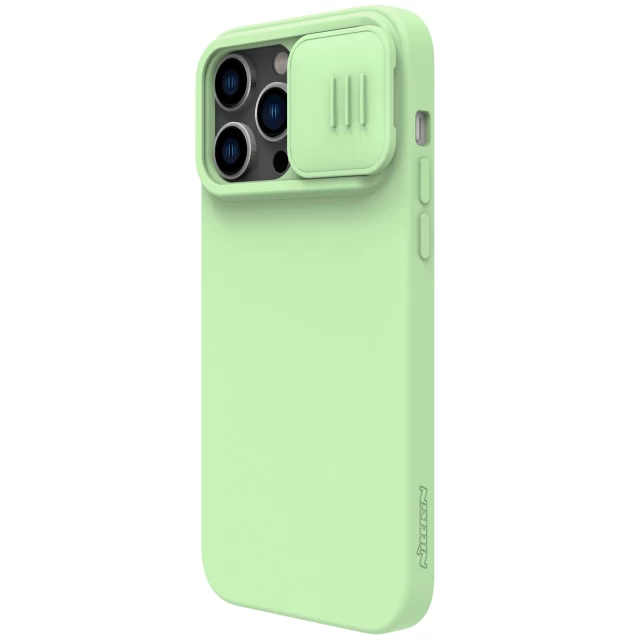 Чехол Nillkin Camshield Silky для iPhone 14 Pro Mint Green (6902048249271)