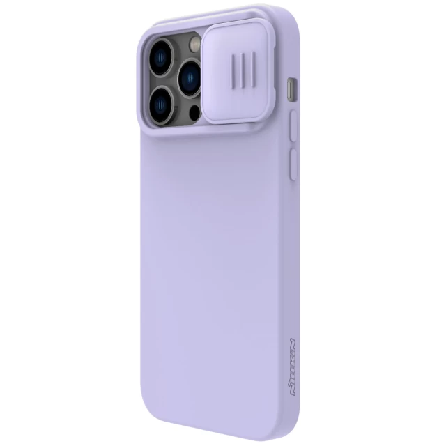 Чохол Nillkin Camshield Silky для iPhone 14 Pro Misty Purple (6902048249288)