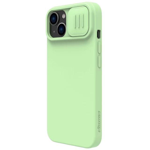Чохол Nillkin Camshield Silky для iPhone 14 Plus Mint Green (6902048249318)