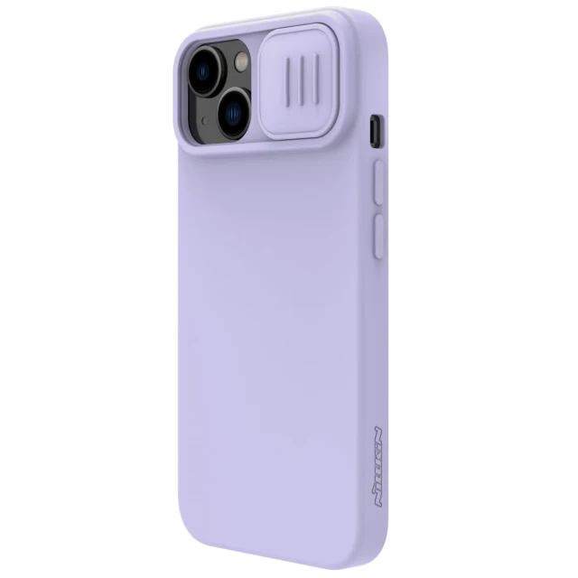 Чехол Nillkin Camshield Silky для iPhone 14 Plus Misty Purple (6902048249325)